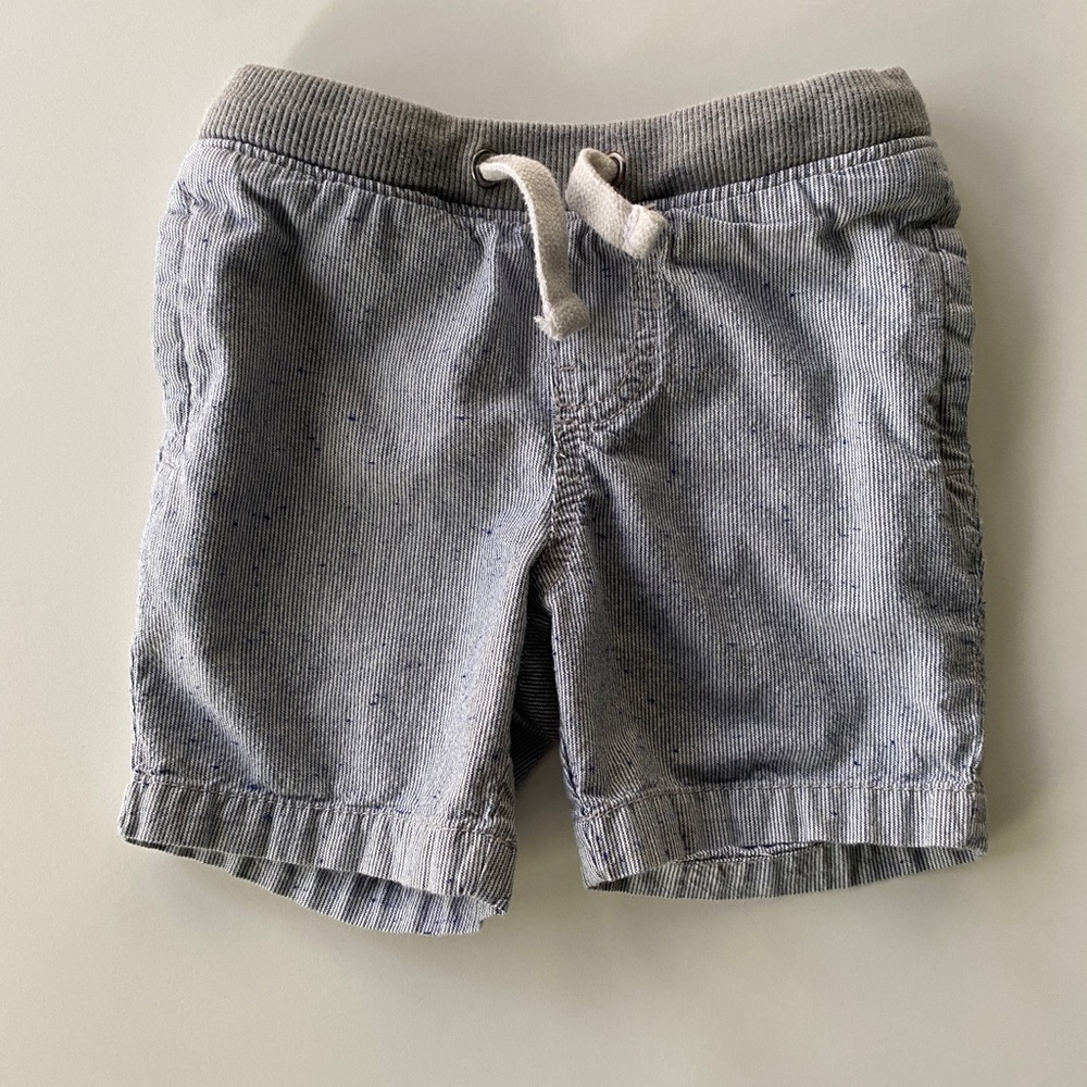 Cat & Jack Blue Pinstripe Toddler Shorts